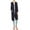 Navy, variant on Women's Comfortable Relaxed Fit Long Cardigan, Open Front Everyday Layering Sweater