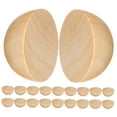 thumbnail image 6 of WEAVILUX Wood Half Round Beads, 20 Pieces for Jewelry Making, Crafts, Home Decor Supplies, 6 of 8