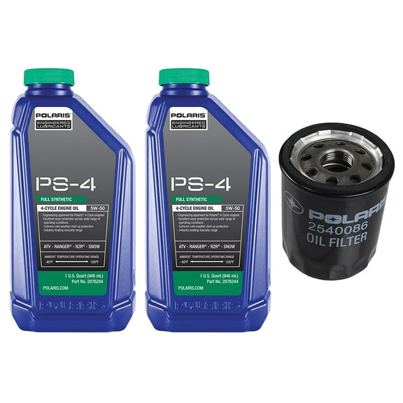 Polaris FKOCK10612 Engine Service Oil Filter Change Kit for 2018 Ranger 570 PS-4