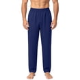 thumbnail image 6 of Zynoxe Men's Straight Leg Pants Comfort Elastic Waist Lounge Pants for Men Lightweight Home Work Casual Trousers Versatile Solid Color Long Pants with Side Pockets XL, 6 of 7