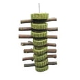 thumbnail image 2 of D-GROEE Bunny Rabbit Chew Toys- Natural Apple Branch Chewing Sticks with Grass Cake for Rabbits, Chinchillas, Guinea Pigs, Hamsters Teeth Chewing Playing Dental Health, 2 of 7