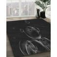 thumbnail image 2 of Ahgly Company Indoor Rectangle Patterned Night Black Area Rugs, 3' x 5', 2 of 6