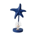 thumbnail image 3 of Colección de esculturas de madera de figura de estrella de mar, centro de mesa náutico retro para Azul marino, 3 of 8