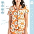 thumbnail image 5 of Hello Mello Lazy Daisy Lounge Short Sleeve Pajama Top, Lazy Daisy Small/Medium (Women's), 5 of 8