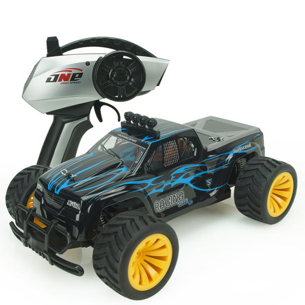 1/16 High-Speed Car 2.4GHz Remote Control Electric RC RTR Car Top Racing Truck R/C (Blue)