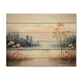 thumbnail image 3 of Designart "Nature s Tranquility II" Countryside Print on Natural Pine Wood, 3 of 5