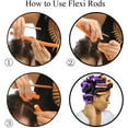 42pcs TwistFlex Hair Curlers Rods Set Flexible Lightweight Soft Foam Styling Hair Rollers for