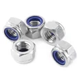 thumbnail image 1 of 100 Pcs, Écrou de Verrouillage M3, Acier Inoxydable SS304, nylon, 1 of 4