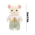 thumbnail image 3 of 3 Inch Flocked Animal Toys | Kids' Play Animal Figures | Pretend Play Mini Figurine | Calico Critter Collector Toys | Gift for Student for Birthday Party | Nursery Desk Decor, 3 of 7