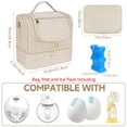 thumbnail image 2 of Bolsa para extractor de leche Jaffzora con enfriador y paquete de hielo impermeable, 2 of 7