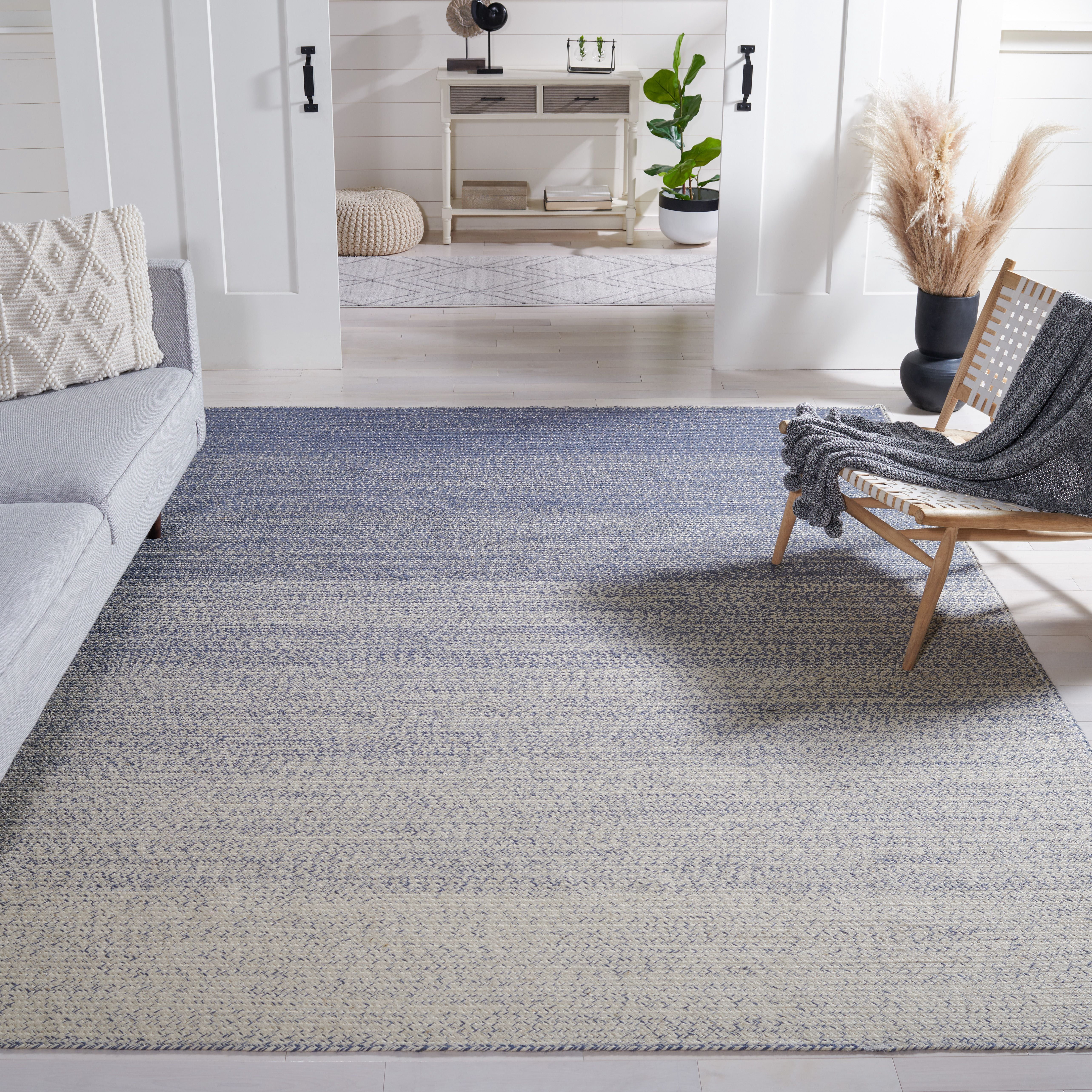 SAFAVIEH Natural Fiber Arda Gradient Area Rug, Natural/Grey, 8' x 10'