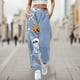 thumbnail image 2 of WILLBEST Pantalones Casuales Para Mujer, Cómodos Pantalones Deportivos Con Estampado de Halloween, Pantalones Deportivos Suaves Con Cintura Elástica Para Uso Diario, Ideales Para Relajación y Ocio., 2 of 4