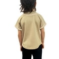 thumbnail image 3 of Lappel Kids Baseball Button Down Jersey League Sports Team Uniforms Size 12 Month to 10 Years Short Sleeve Athletic Sports Tee Shirts Made in USA, 3 of 4