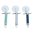 thumbnail image 3 of Mainstays 2.5" Stainless Steel Pizza Wheel Cutter Available in Teal, Grey, or Blue, 3 of 6