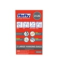 Hefty Vacuum Clothing Seal 2 Large Hanging Compression Storage Bags