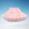 thumbnail image 5 of LNWUY Tutu for Girls Elastic Waist Puffy Ballet Dance Tutu Tulle Skirt Soft Birthday Party Layered Princess Pettiskirts Pink 0-2 Years, 5 of 5