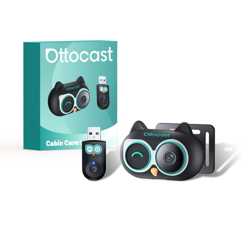 Ottocast Cabin Care Adapter Wireless CarPlay Camera 1080P HD