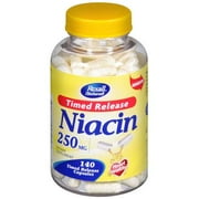 Rexall Naturals: Dietary Supplement Time Release Niacin, 140 ct