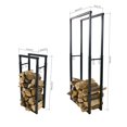 thumbnail image 3 of Inspirer Studio Metal Firewood Log Rack, Adjustable, Indoor/Outdoor, 3 of 5