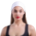 thumbnail image 2 of HAMPPLIES Sport Sweatbands Cotton Head Wrap White For Working Out 1Pcs, 2 of 8