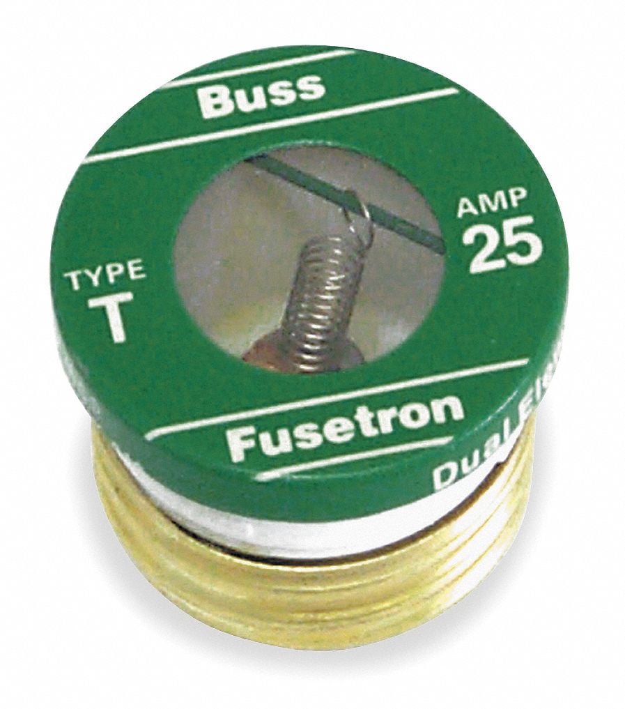 Bussmann W-30 30Amp 30A W 125VAC Fast-Blow Screw In/Plug Pack of 1 Fuses 