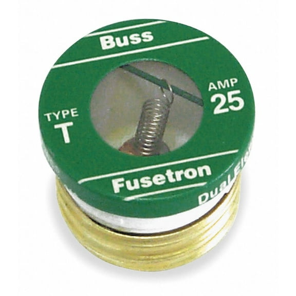 Eaton Bussmann Plug Fuse,T Series,2A,PK4 T-2