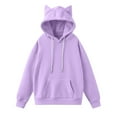 thumbnail image 5 of Babysbule Womens Oversized Sweatshirts Fashion Hoodies Long Sleeve Hooded Shirts Pullover Fall Outfits with Pocket, 5 of 8