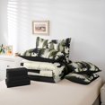 thumbnail image 5 of Homewish Jungle Pine Tree Bedding Comforter Set 7pcs for Men, Green Plant Botanical Queen Bedding Sets, Rustic Farmhouse Reversible Queen Sheet Sets, Lightweight Room Decor, 5 of 7