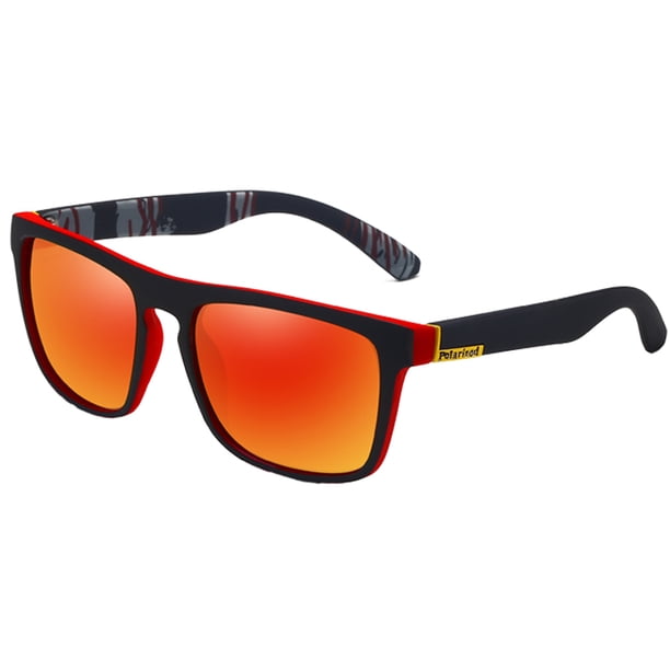 Typpkmm 1/3/ Men Classical Square Sports Sunglasses Lightweight Pc Frame Uv400 for Driving Fishing Cycling Unisex Durability 4PCS