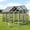 Chicken Run, variant on TIMHAKA 96” Outdoor Large Chicken Coop, Wooden Chicken Run w/ Cover for 12 Chickens, Gray