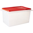 thumbnail image 1 of Tupperware TRK085 Plastic Rice Keeper - 5 kg, Red., 1 of 2