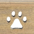 thumbnail image 2 of Laddha Home Designs 19" Brown Paw and Heart Cutout Handmade Mango Wood Double Pet Feeder, 2 of 9
