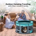 thumbnail image 5 of LAKWAR Pet Playpen， Puppy Playpen Cat Playpen-Ideal for Puppy Dog Cat Rabbit-Portable & Foldable Dog Pens for Indoor, Outdoor, Office and Travel Use, 5 of 6