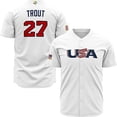 thumbnail image 1 of caliente 2024 Camiseta de béisbol personalizada Uniforme de béisbol de talla grande Traje de béisbol de manga corta con impresión digital 3D, 1 of 5
