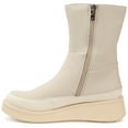 thumbnail image 2 of Journee Womens Cristen Inside Zip Platform Booties, 2 of 9