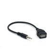 thumbnail image 1 of Adaptador USB a conector USB auxiliar macho de 3,5 mm, conector de audio estéreo, convertidor USB, conector de cable de música, adecuado para radio de coche, CD de audio, etc. JM, 1 of 5
