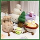 thumbnail image 2 of Muñeco de peluche de gato de gelatina caliente, lindo y divertido muñeco de tenis deportivo, colgante de mochila escolar, decoración de muñecas para el dormitorio del hogar, regalo de Navidad, juguete, 2 of 5