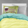 thumbnail image 2 of "Good friends good wine good times Fabric Standard Pillowcase", 2 of 2