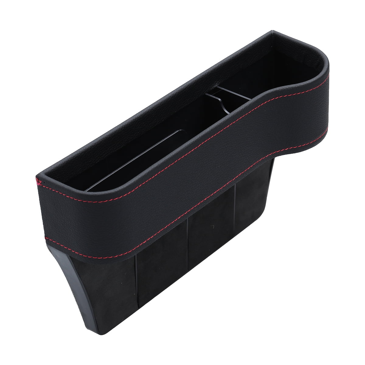 HEMOTON Car Passenger Seat Gap Filler Organizer Drop Catcher Pocket