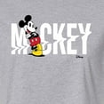 thumbnail image 3 of Disney - Mickey & Friends - Mickey Name Glitch - Juniors Cropped Cotton Blend T-Shirt, 3 of 5