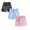 Black2 1PCS & Light Blue 1PCS & Pink 1PCS, variant on XEGLSBU 3 pack Boys Shorts 5T Jeans Kids Elastic Waist Shorts for Boys and Girls Comfortable Casual Playwear Breathable Summer Daily Wear Toddler to Adjustable Fit Size 3-4 Years