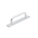 thumbnail image 5 of Speravity manija de los muebles con tornillos de montaje perillas de hardware de aluminio tiradores de puerta de mejora decoración del hogar plata / 128 Plata/128mm 2piezas Speravity CBP382280, 5 of 5