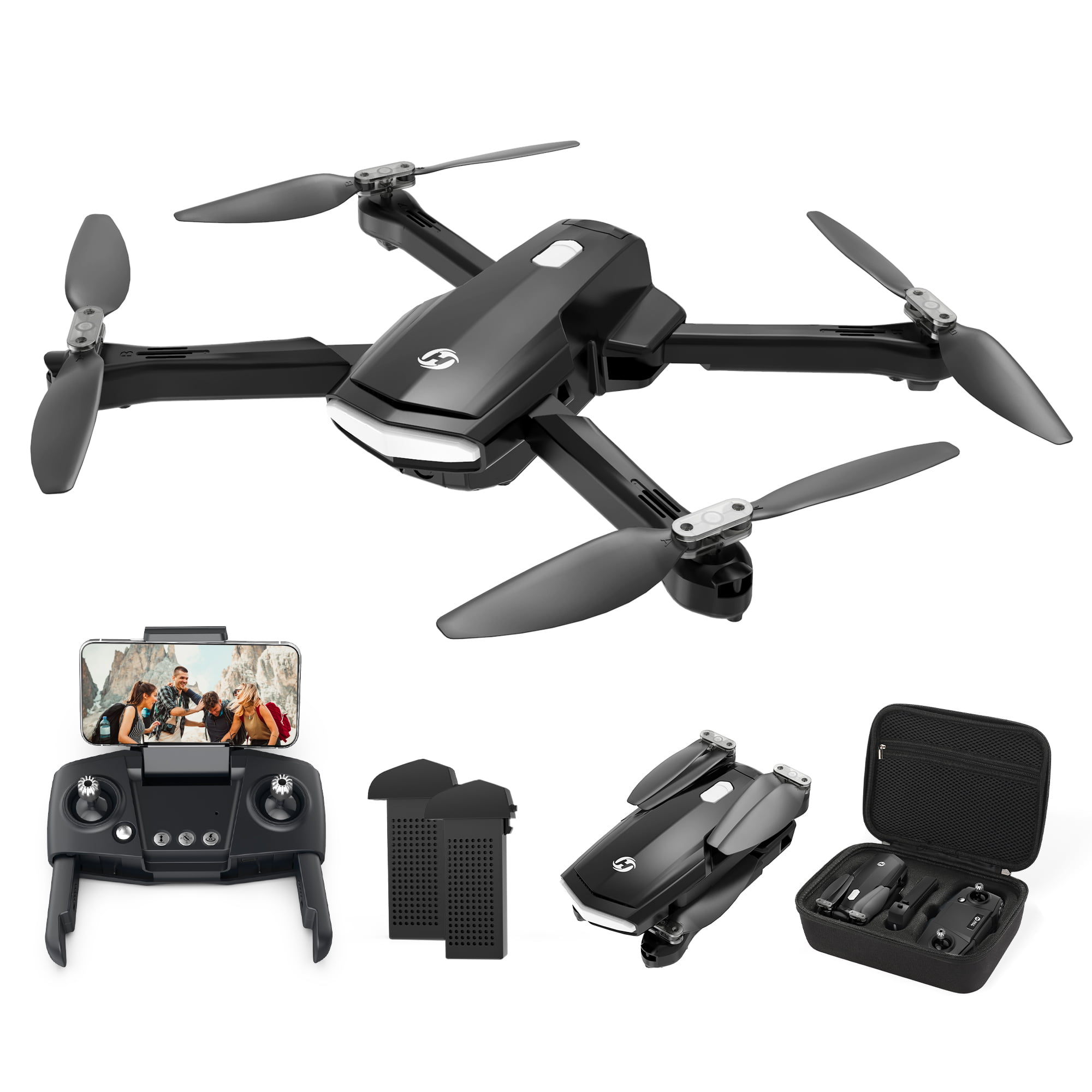 Holy Stone HS200 FPV Drone with Camera auto hover RC quadcopter 2 batteries gift 