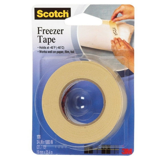 6 Pc, Scotch Tan Freezer Tape 1 Pk