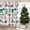 Gingerbread, variant on Christmas Ball Shower Curtain Red Xmas Tree Snowflake Winter Holiday Snow Festival Fantasy Rustic Nature Extra Long Bathroom Home Curtain with Hooks,70" Wx84 H