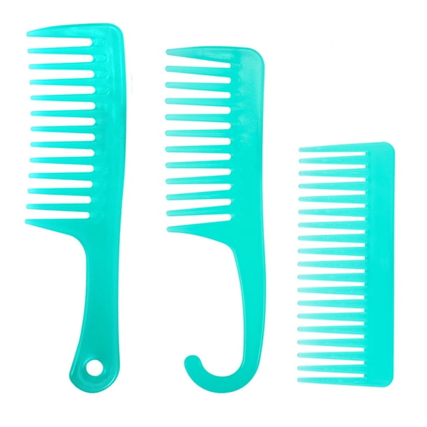 Combinales de plástico creativo herramientas de barbería útiles duraderos suministro de modelado práctico para peluquería para el hogar hombres niños niños el lago azul 1 set Inevent CE011749-02B