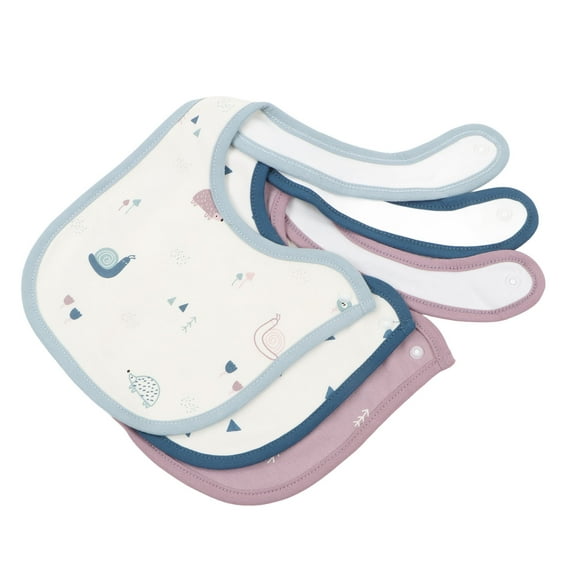 Baberos para babas infantiles, 3 piezas Baberos para bebés Baberos lindos para bebés Baberos para babas de algodón para bebés Artesanía excepcional