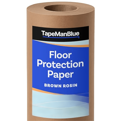 Floor Protection Paper, 36 inch x 166 ft Roll, Made in USA, 69# Brown Rosin Masking Paper Roll, 100% Recycled, Thick Floor Covering for Painting, Moving, and Construction$$Tools & Hardware Other