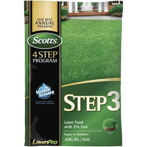 Scotts 33040 Step-3 Lawn Food with 2% Iron, 5000 Sq Ft Coverage
