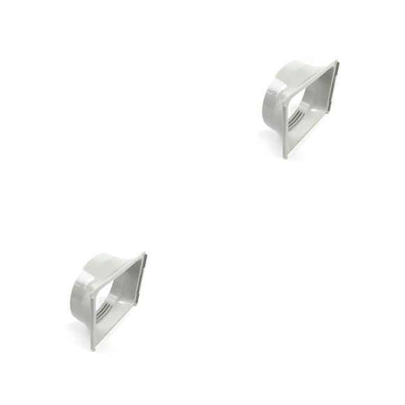 Bearachild Adaptador de aire acondicionado portátil Acoplador de manguera de escape de ventana de aire acondicionado Accesorio de reemplazo Cuadrado 150 mm 2piezas